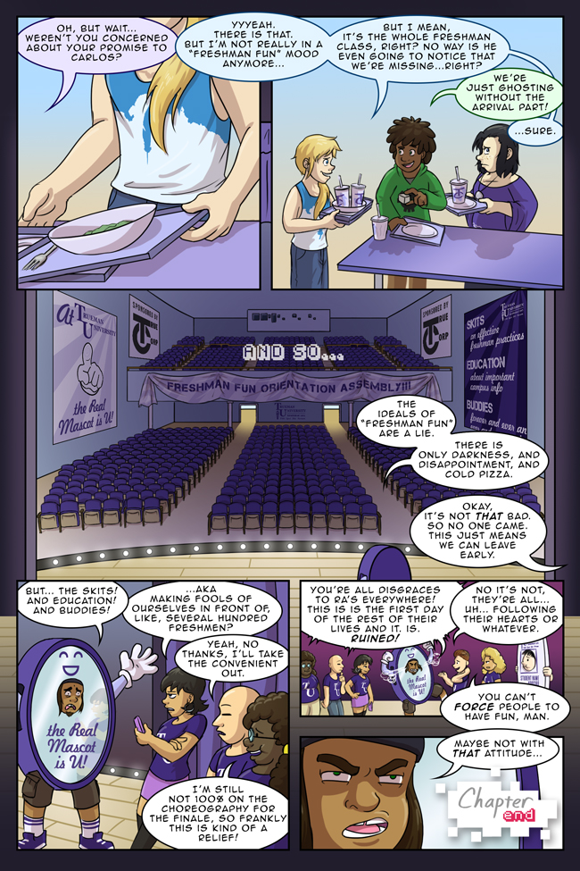 A musical theater background isn't necessary to be come an RA, but it sure does help. True Colors 2-27: Freshman Fun