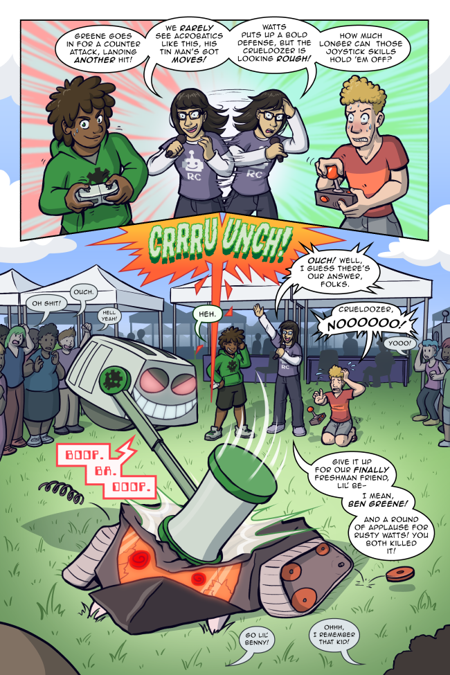 '...Well, ONE of you killed it.' True Colors 3-41: Joystick Skills