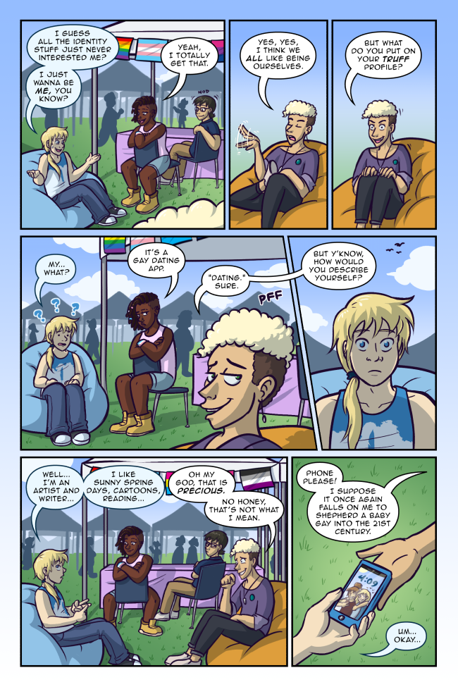 Kaz doesn't say much which is mostly because Dorian doesn't shut up True Colors 3-54: Identity Stuff