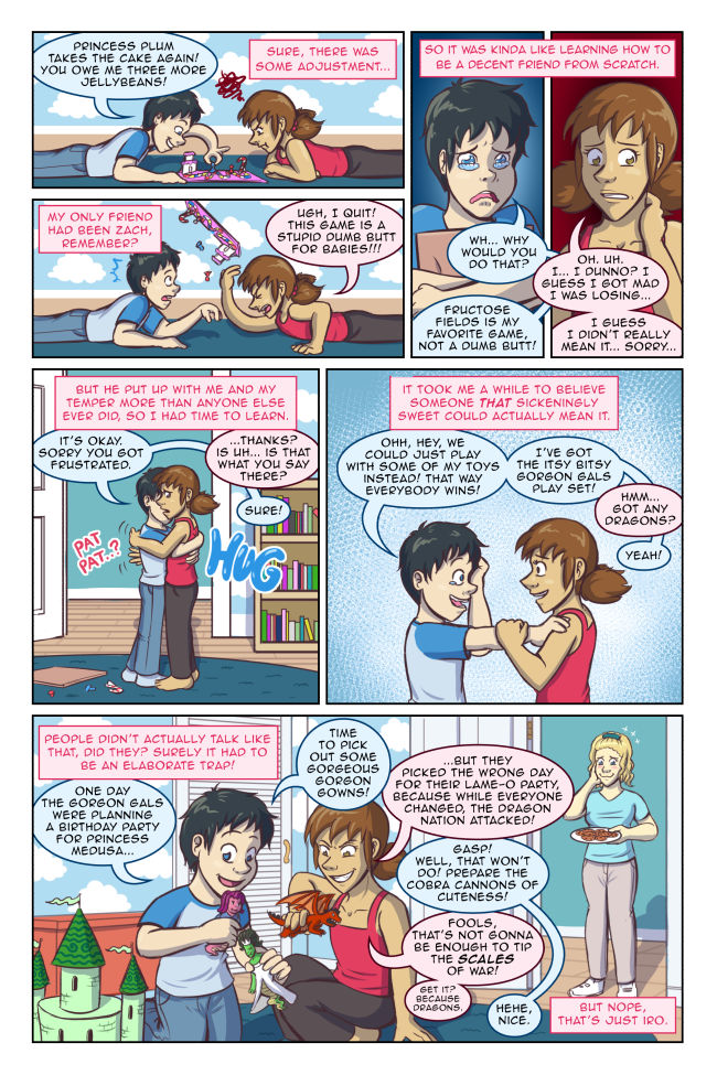 but, like, snake people also have scales, so True Colors k-12: Adjustment